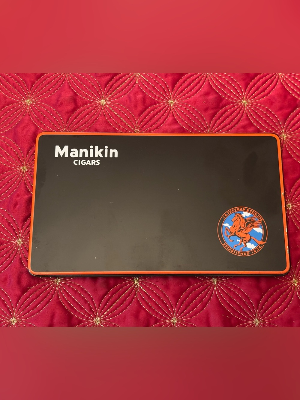 Vintage Manikin cigar tin
